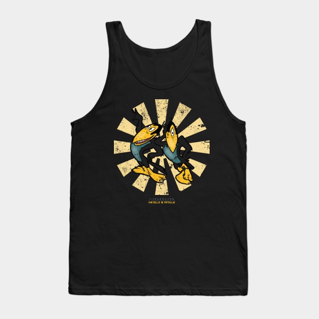 Heckle And Jeckle Retro Japanese Tank Top by Nova5